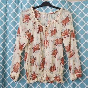Decree Long Sleeve Blouse Size Medium